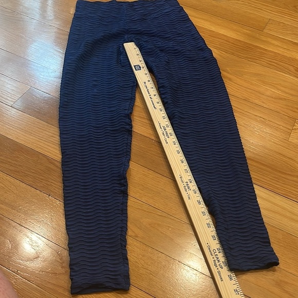 Booty by Brabants women textured blue legging size one size fits most . - Picture 4 of 10
